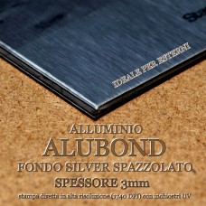 Silver Spazzolato 3mm